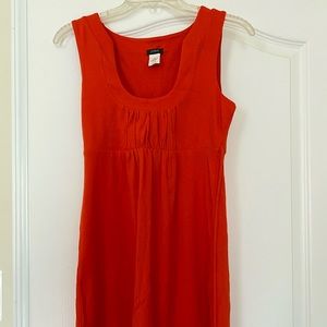 J.Crew orange tank dress